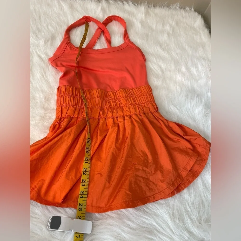 Free People Movement Way Home Skortsie Orange XS